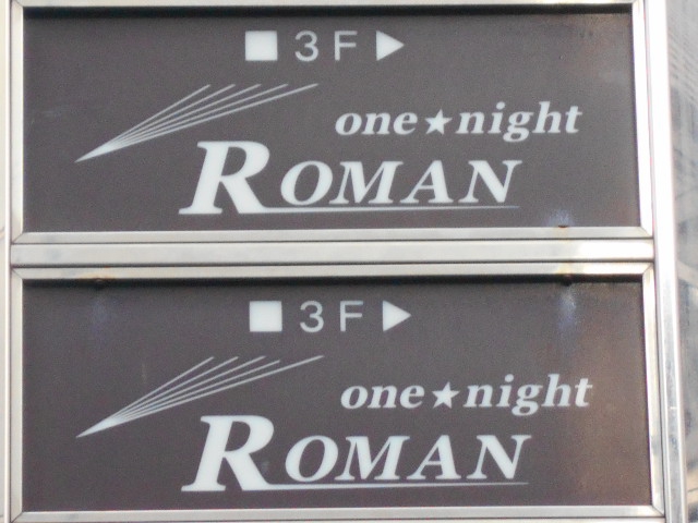 one night ROMAN  ワンナイトロマン