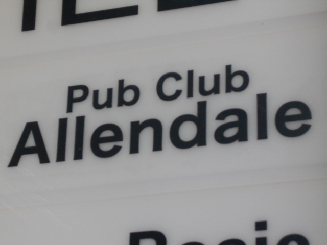 Pub Club Allendale パブクラブ アレンデール