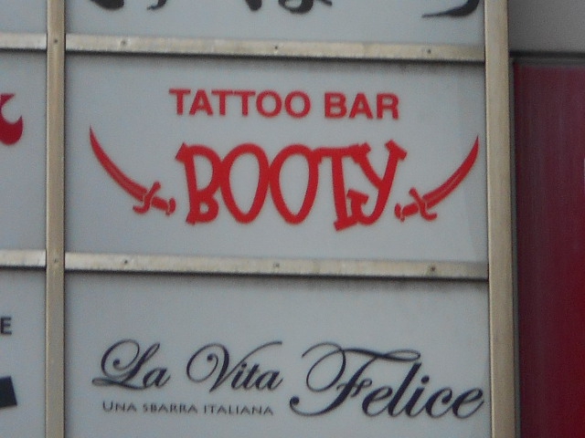 TATOO BAR BOOTY タトゥーバー ブーティ