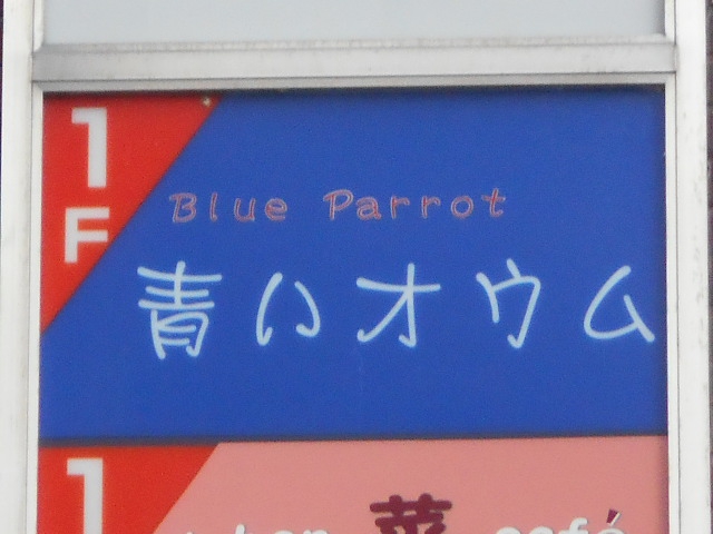青いオウム