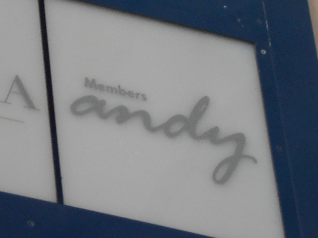 member's andy・アンディ