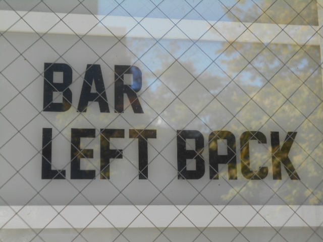 BAR LEFT BACK